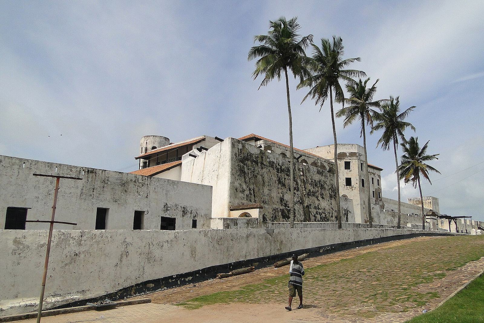 View of St. George's Castle (Elmina Castle) in Elmina, Ghana.