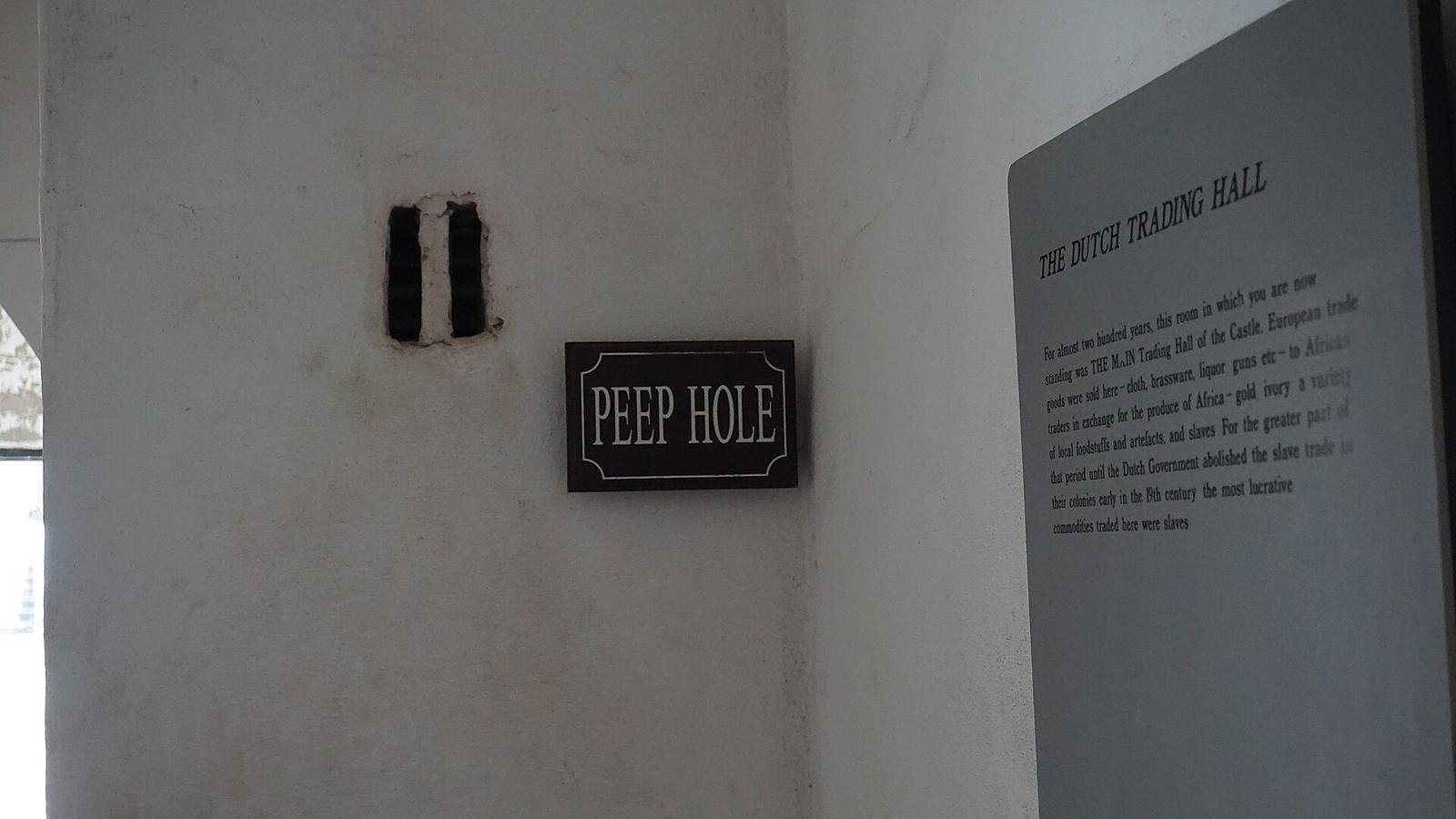 File:Peep Hole Elmina Castle Museum.jpg