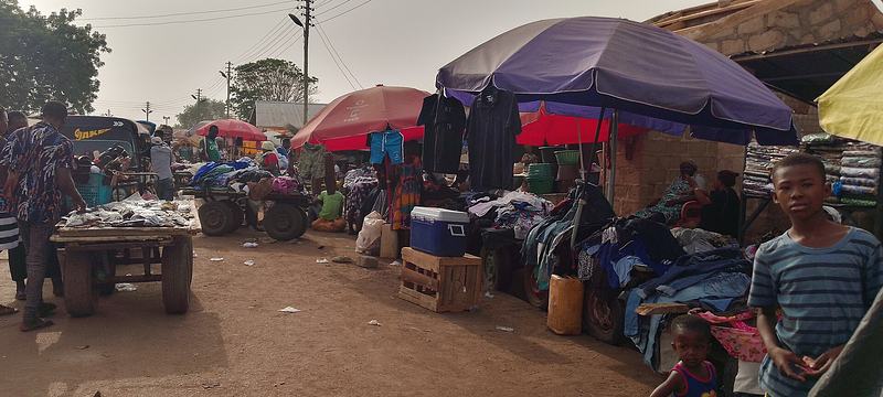 A cross section of Bolga Central Market