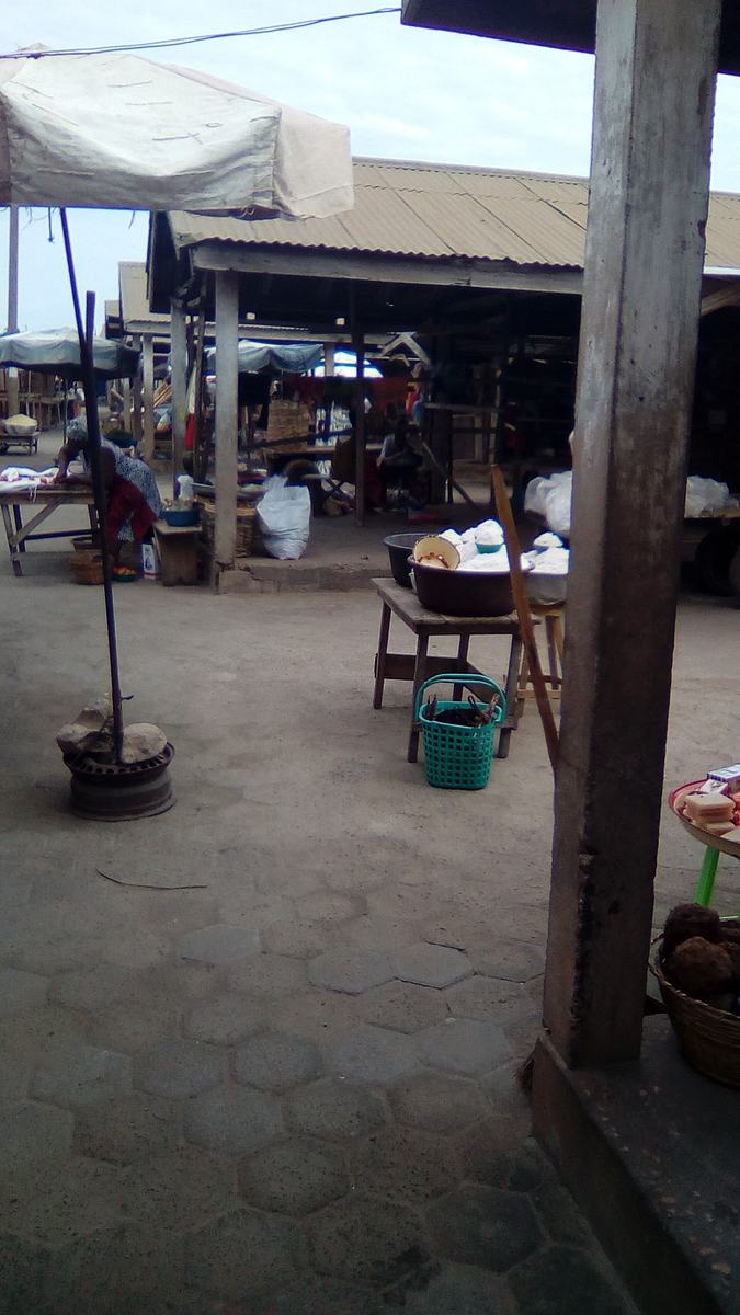 Community market of aflao-Ghana