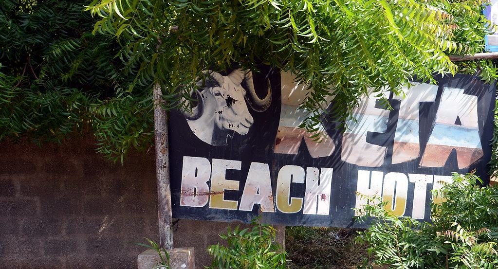 beach hotel advertisement