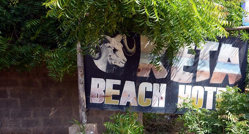 beach hotel advertisement