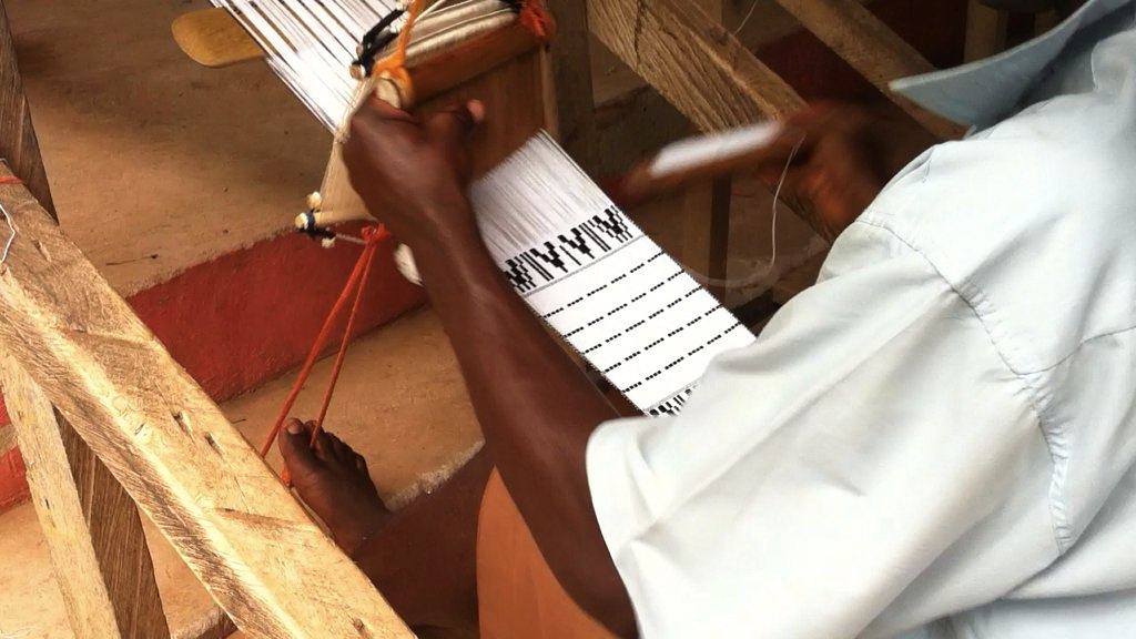 Adanwomase Kente village