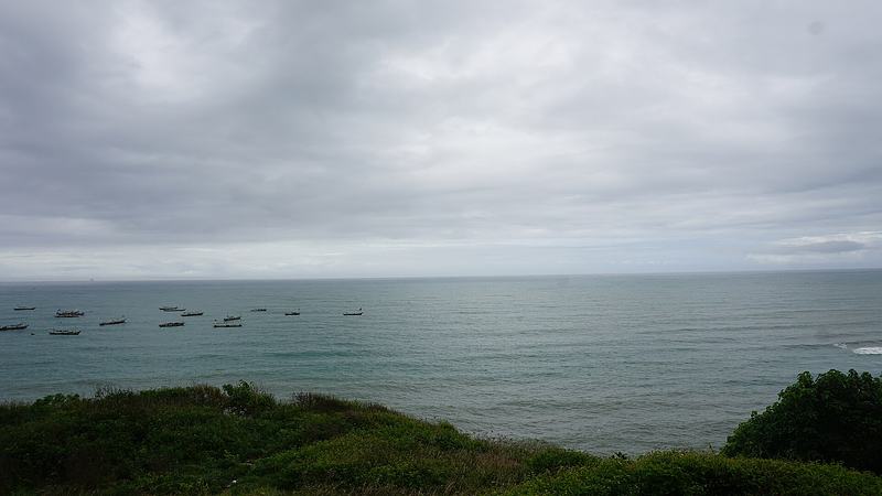Beach view of Fort Amsterdam