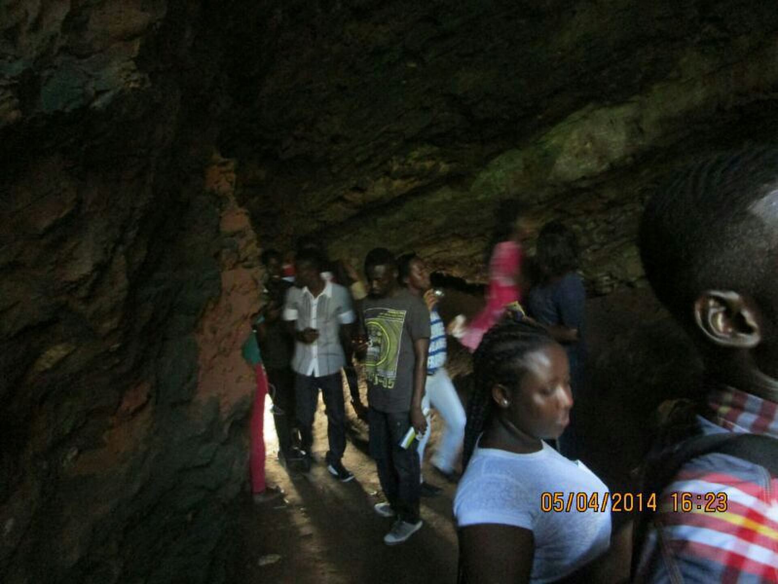 Interior of Sea Cave at Komenda, Central Region, Ghana