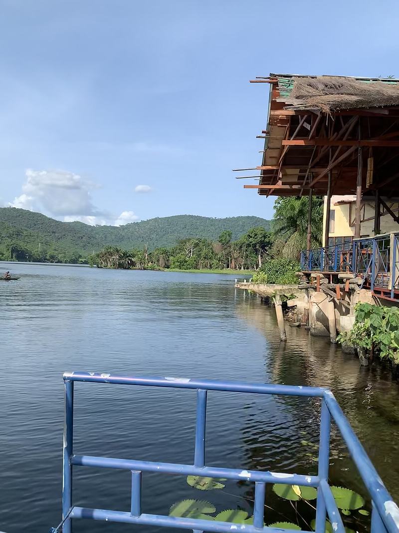 Photo of Lake Volta near the Afrikiko Hotel, Akosombo, Ghana